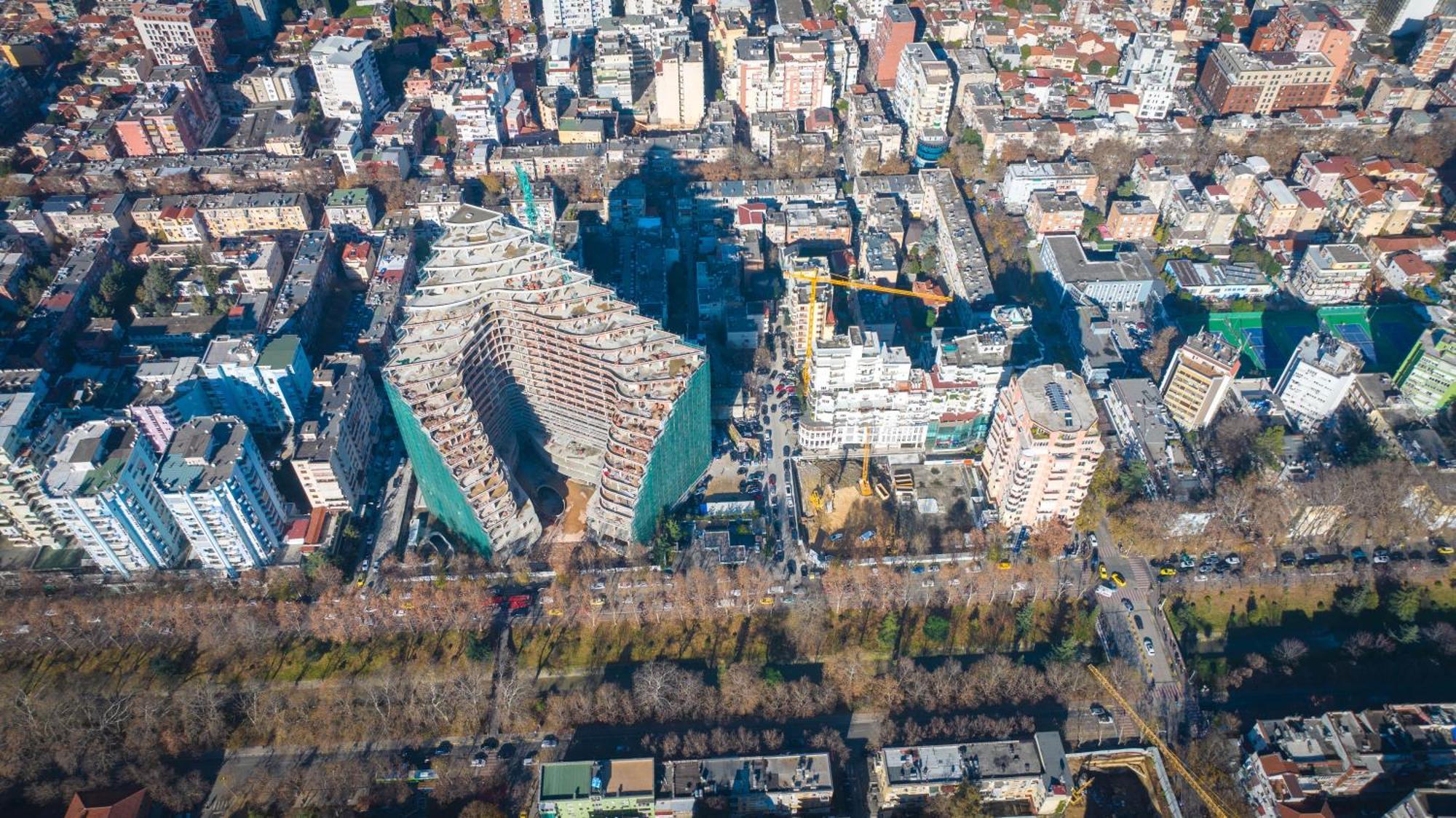 Hotel Aria Тирана Екстер'єр фото