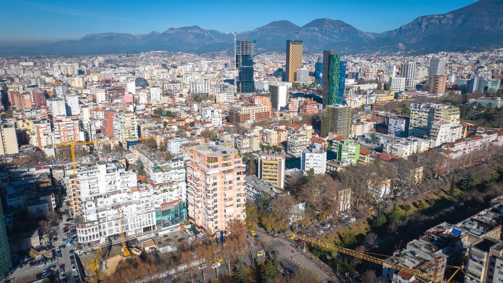 Hotel Aria Тирана Екстер'єр фото