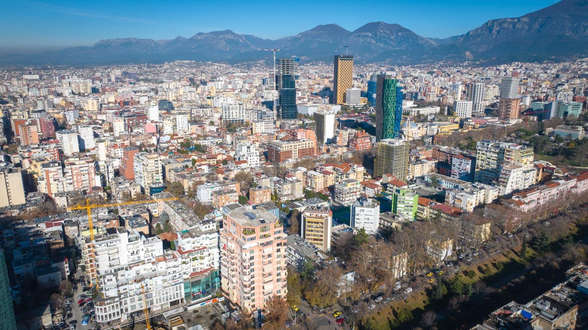 Hotel Aria Тирана Екстер'єр фото